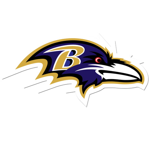 Baltimore Ravens Vinyl Logo Auto Decal (NFL Football)