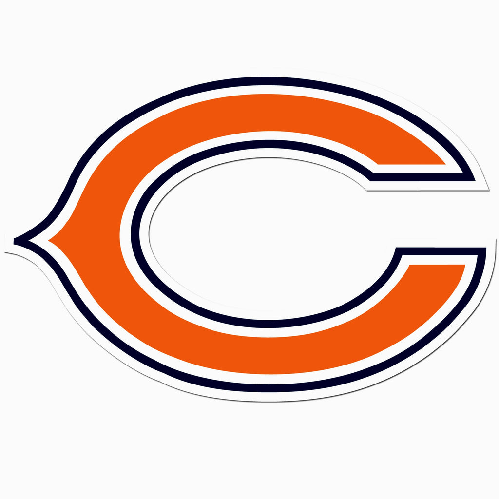 Chicago Bears Vinyl Logo Auto Decal (NFL Football)
