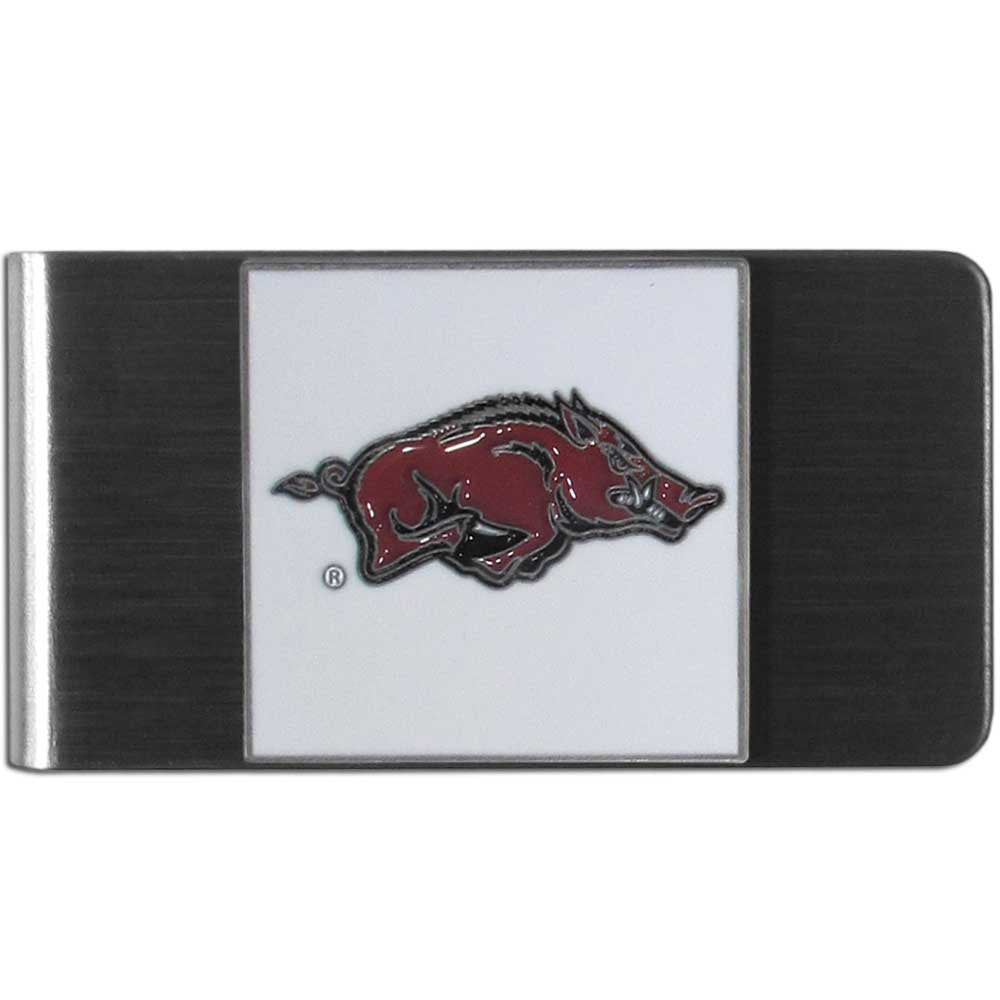 Arkansas Razorbacks Stainless Steel Money Clip (NCAA)