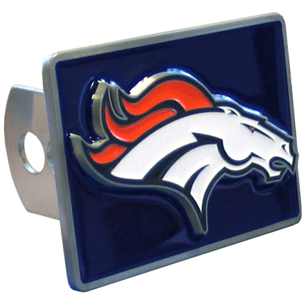 Denver Broncos Metal Hitch Cover (NFL) (Class II and Class III)