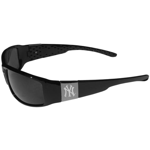 New York Yankees Chrome Wrap Sunglasses MLB