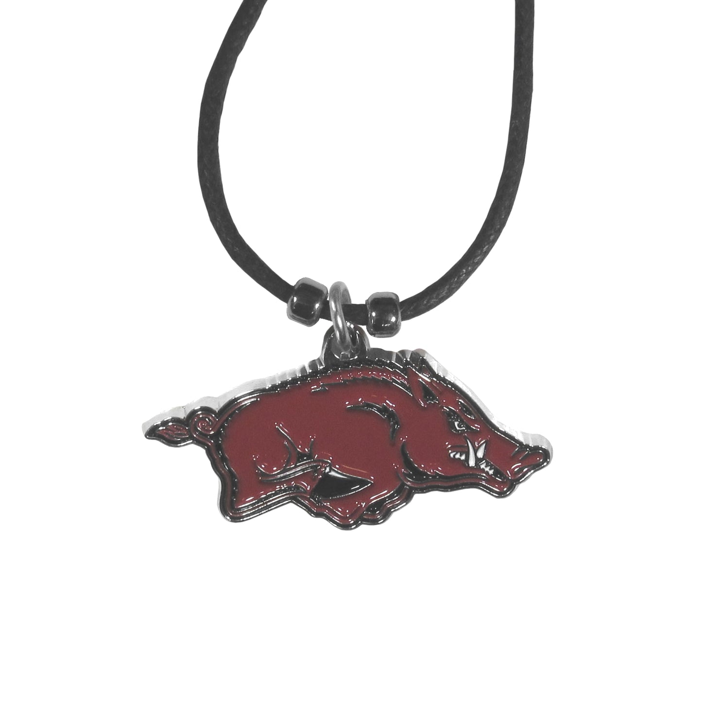 Arkansas Razorbacks Cord Necklace NCAA Jewelry