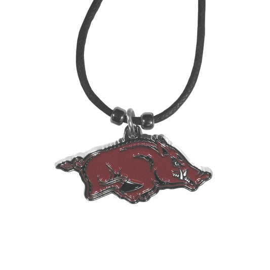 Arkansas Razorbacks Cord Necklace NCAA Jewelry