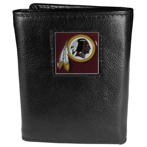 Washington Redskins Leather Trifold Wallet (NFL) Card & Cash Holder