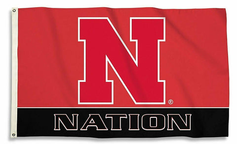 Nebraska Cornhuskers 3' x 5' Flag ("N" Nation) NCAA
