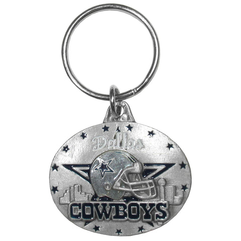Dallas Cowboys 3-D Metal Key Chain NFL Licensed Football