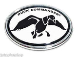 Duck Commander B&W Oval Chrome Auto Emblem Duck Dynasty