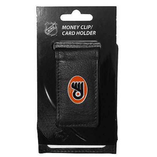 Philadelphia Flyers Fine Leather Money Clip (NHL) Card & Cash Holder