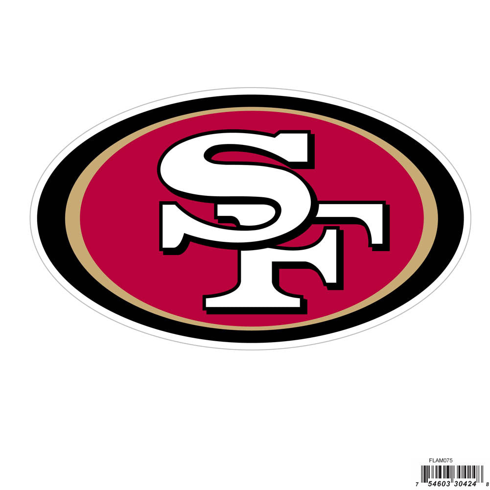 San Francisco 49ers Licensed Outdoor Rated Magnet (NFL)