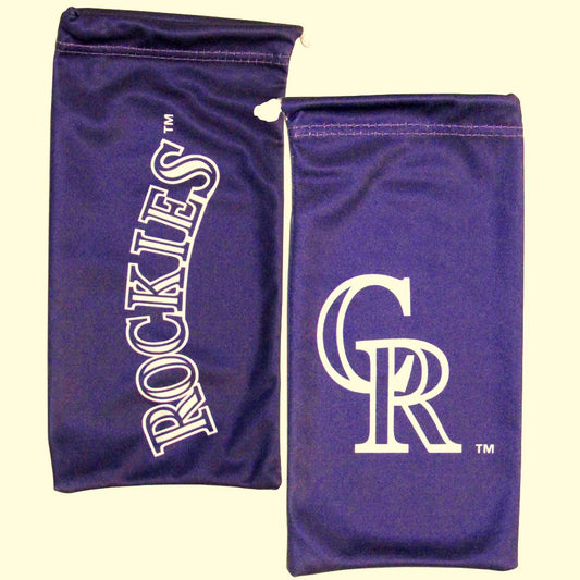 Colorado Rockies Microfiber Bag for Sunglasses Glasses (MLB Baseball)