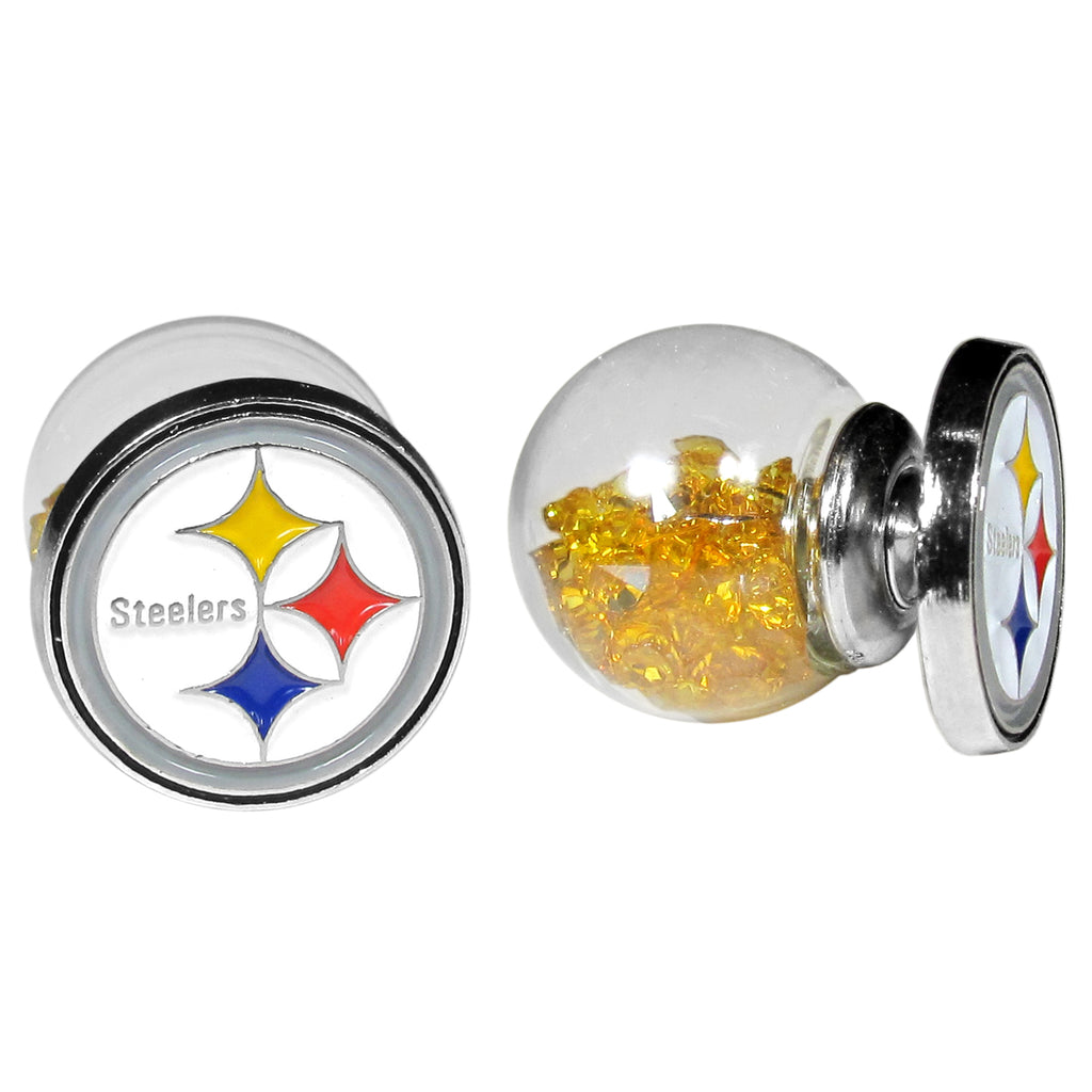 Pittsburgh Steelers Front/Back Earrings (NFL)