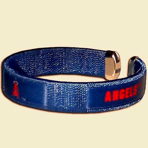 Los Angeles Angels Fan Band Bracelet MLB Licensed Baseball Jewelry
