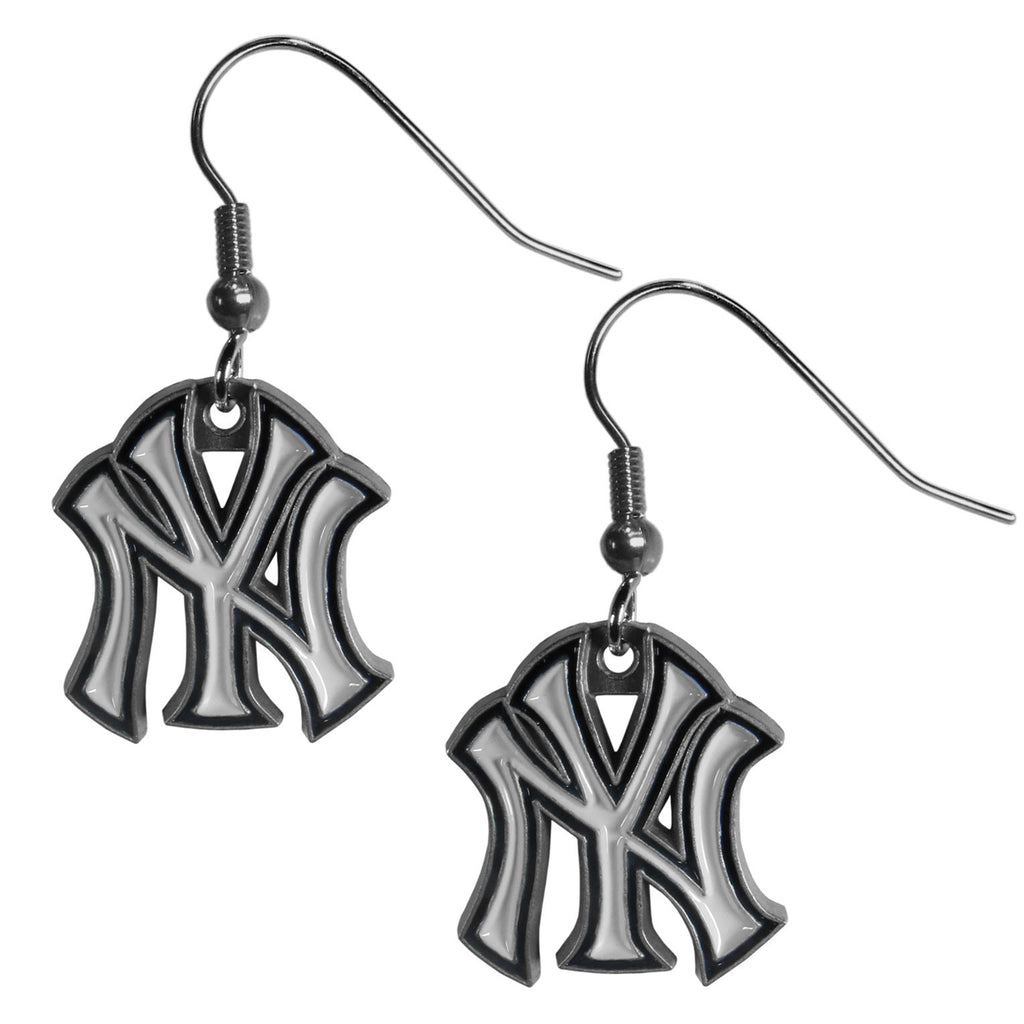 New York Yankees Dangle Earrings (Zinc) MLB Jewelry