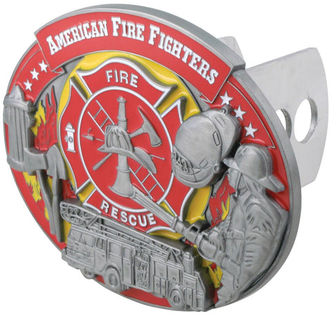 Firefighter 3-D Metal Hitch Cover (American Firefighters) Occupational