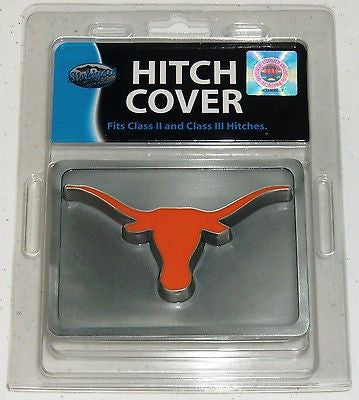 Texas Longhorns 3-D Metal Rectangular Hitch Cover (NCAA)
