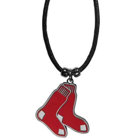 Boston Red Sox Cord Necklace (MLB Baseball) Licensed