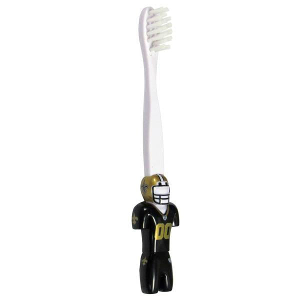 New Orleans Saints Kids Soft Toothbrush NFL Licensed Football