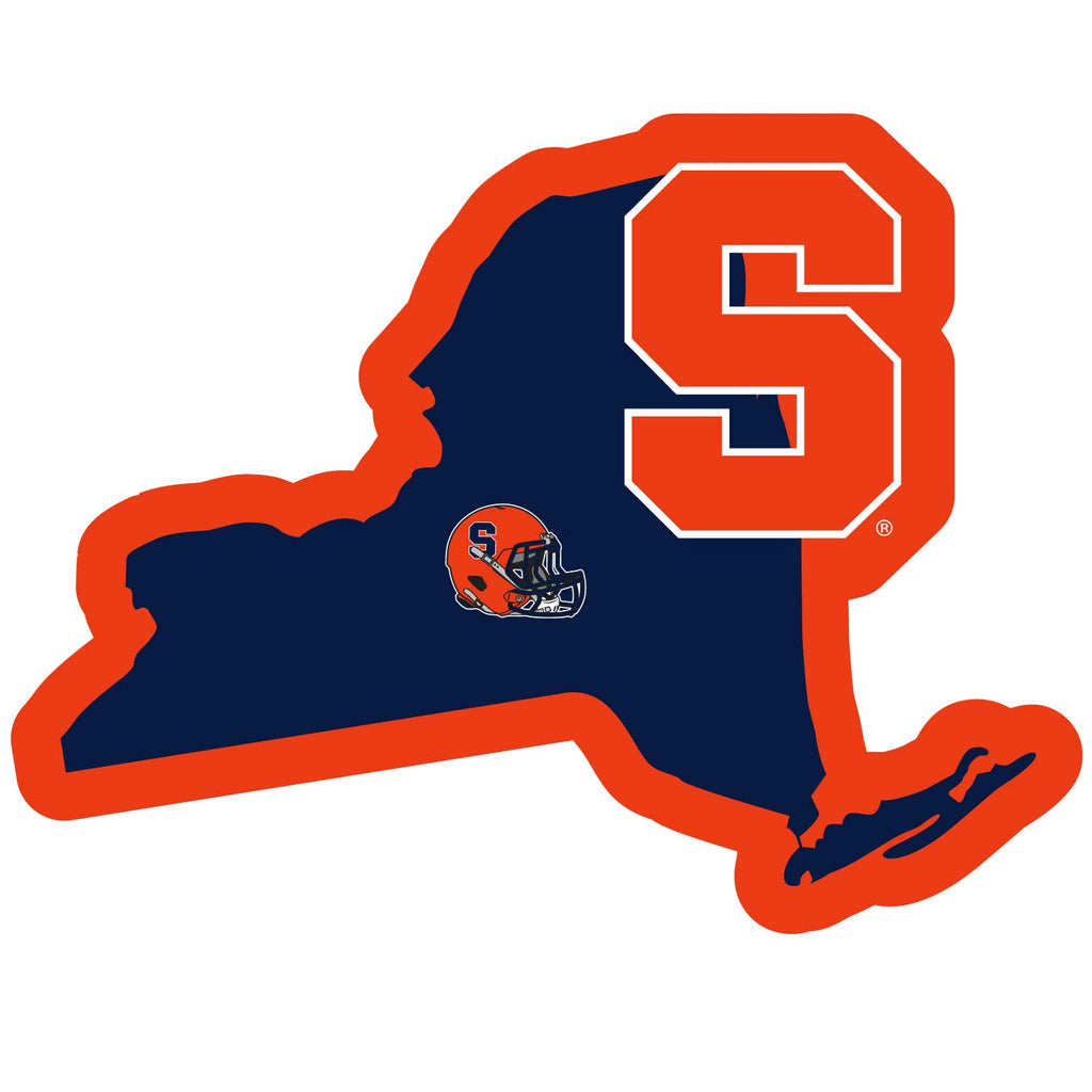Syracuse Orange Home State Vinyl Auto Decal (NCAA) New York Shape