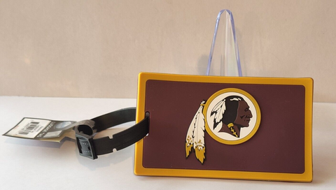 Washington Redskins Rubber Luggage Tag - NFL Football