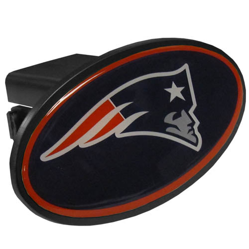 New England Patriots Durable Plastic Oval Hitch Cover (NFL)