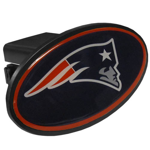 New England Patriots Durable Plastic Oval Hitch Cover (NFL)