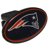 New England Patriots Durable Plastic Oval Hitch Cover (NFL)