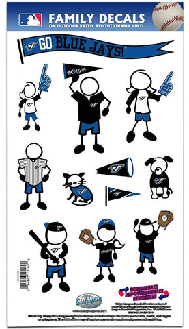 Toronto Blue Jays Outdoor Rated Vinyl Family Decals MLB