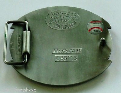 Boston Red Sox Over-sized 4" Pewter Metal Belt Buckle (MLB)