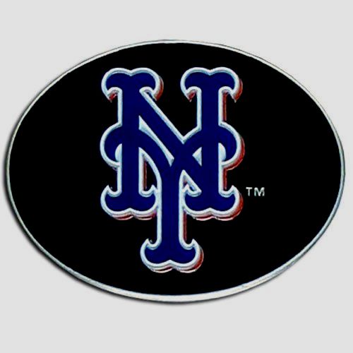 New York Mets Team Logo Belt Buckle (MLB Baseball) Licensed