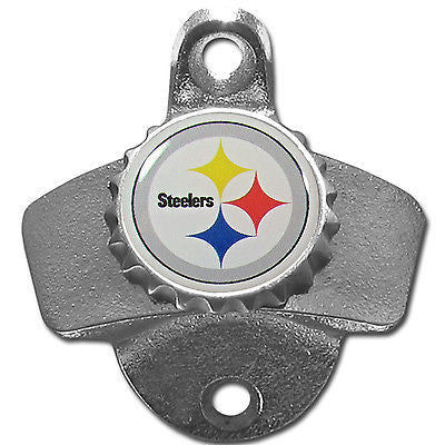 Pittsburgh Steelers Wall Mount Bottle Opener (NFL)