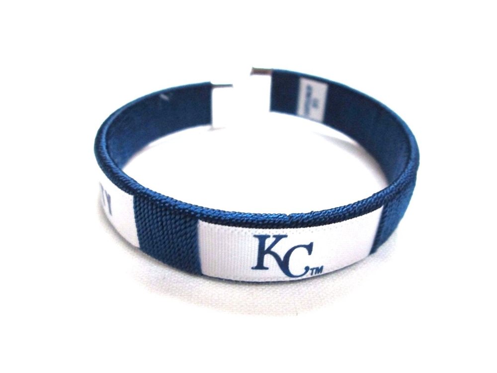 Kansas City Royals Fan Band Bracelet MLB Licensed Baseball Jewelry