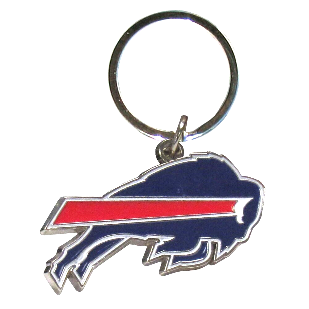 Buffalo Bills Enameled Logo Metal Key Chain NFL Football