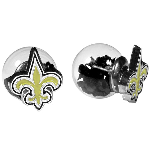 New Orleans Saints Front/Back Earrings (NFL) Football