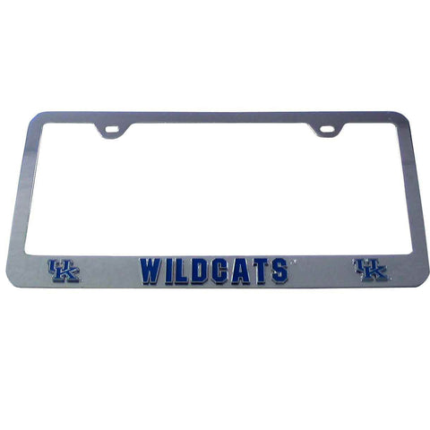 Kentucky Wildcats 3-D Chrome Plated Metal License Tag Frame (NCAA)