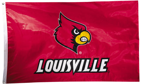 Louisville Cardinals 3' x 5' Flag (Two Sided Nylon Appliqued) NCAA