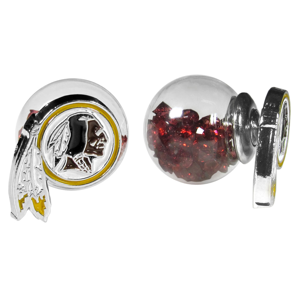 Washington Redskins Front/Back Earrings (NFL) Football