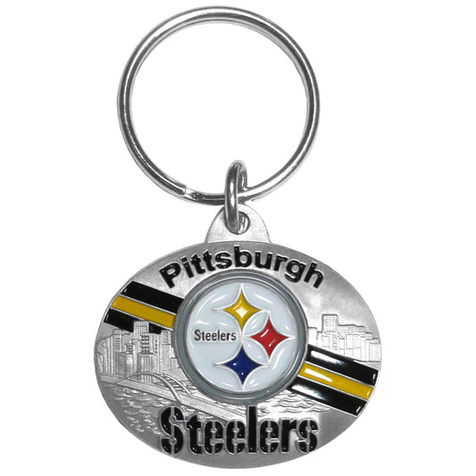 Pittsburgh Steelers 3-D Metal Key Chain NFL Licensed Football