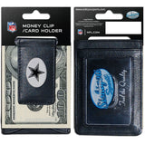 Dallas Cowboys Fine Leather Money Clip (NFL) Card & Cash Holder