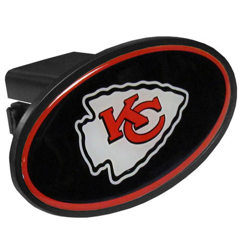 Kansas City Chiefs Durable Plastic Oval Hitch Cover (NFL)