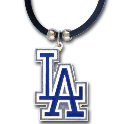 Los Angeles Dodgers Rubber Cord Necklace (MLB)