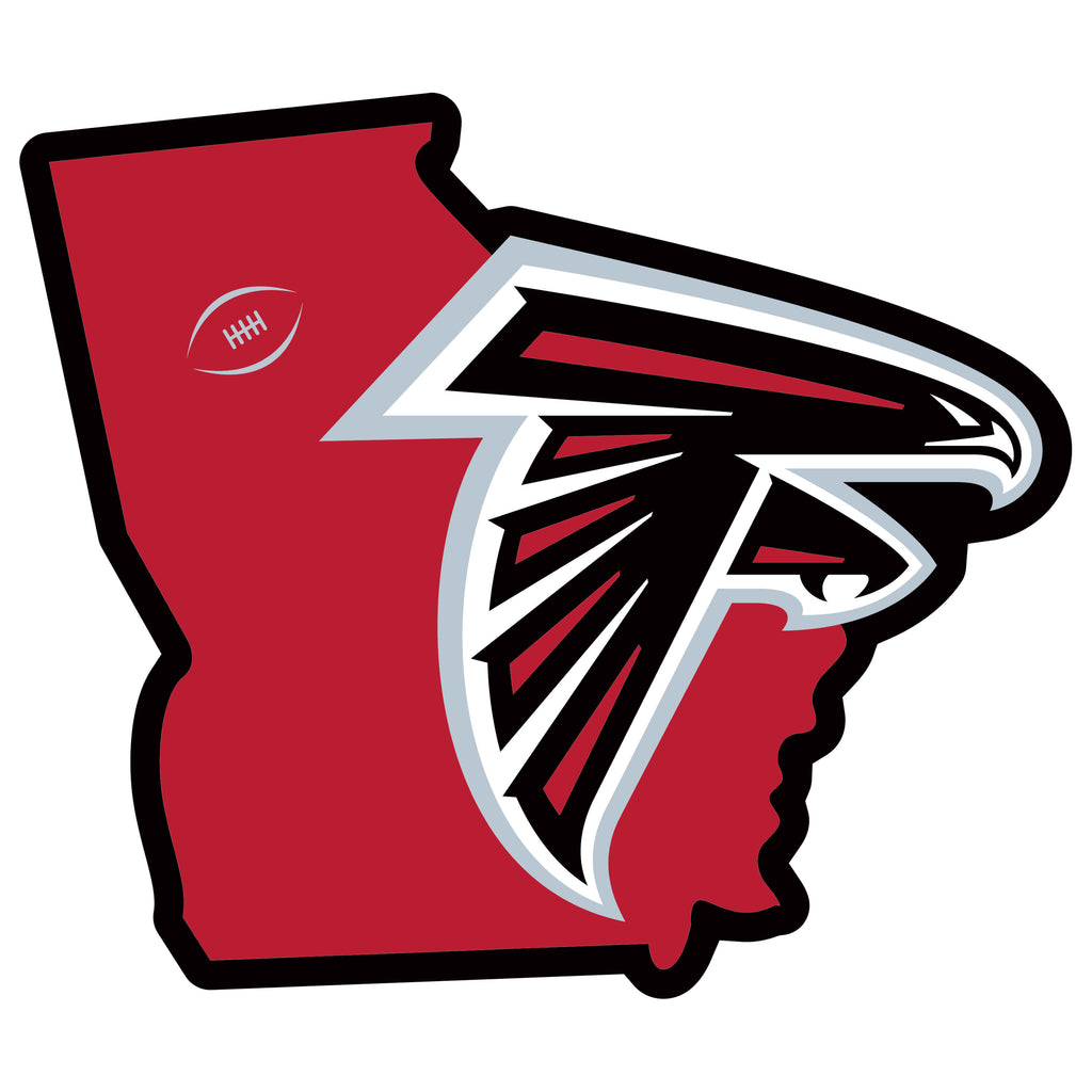 Atlanta Falcons Home State Magnet (NFL) Georgia Shape