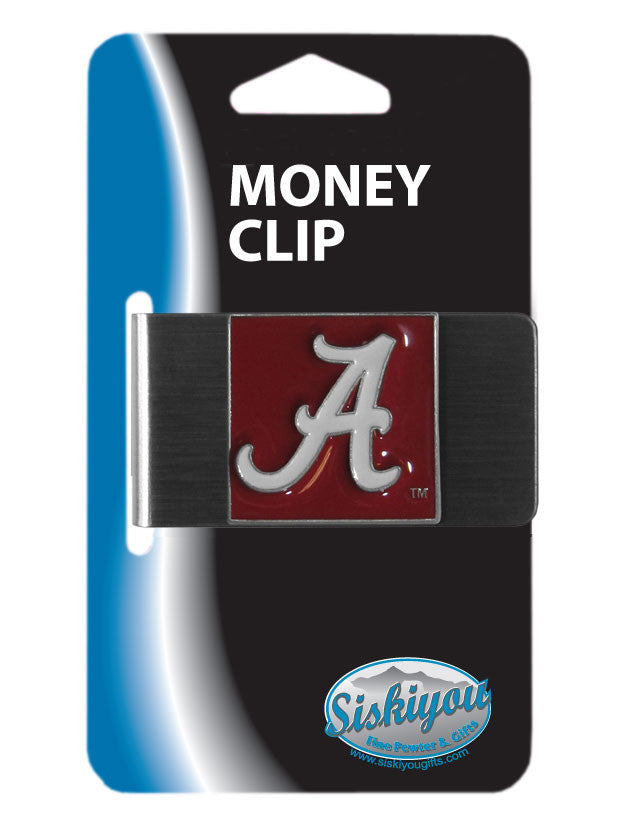 Alabama Crimson Tide Stainless Steel Money Clip (NCAA)