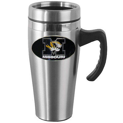 Missouri Tigers 14 oz Stainless Steel Travel Mug with Handle (NCAA)