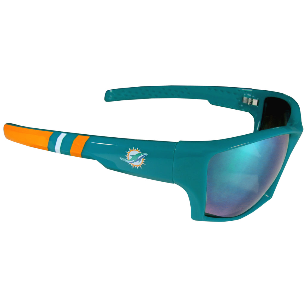 Miami Dolphins Polarized Edge Wrap Sunglasses NFL Football