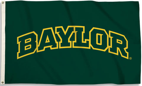 Baylor Bears 3' x 5' Flag ("BAYLOR" Logo on Green) NCAA