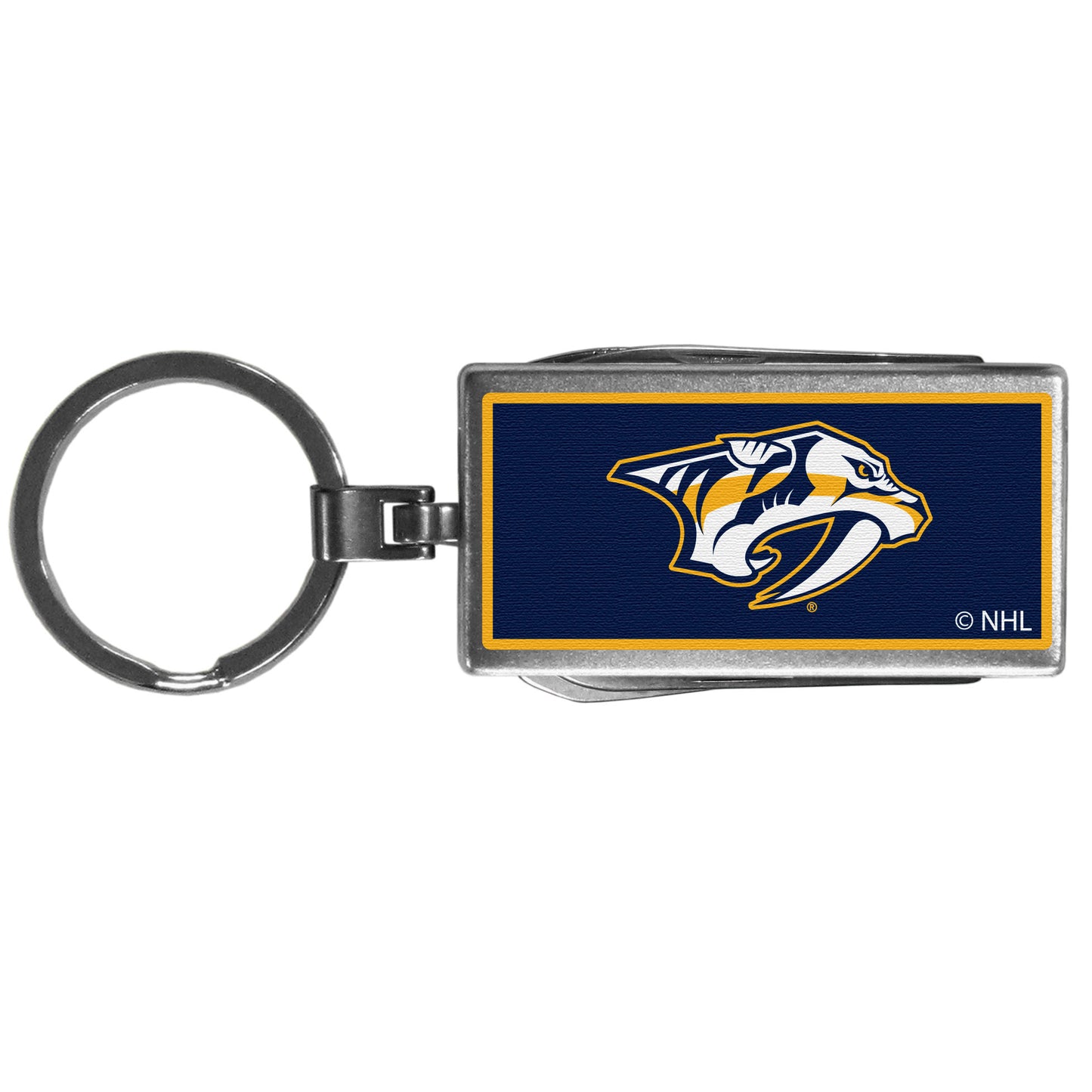Nashville Predators Multi-Tool Metal Key Chain (NHL Hockey)