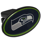 Seattle Seahawks Durable Plastic Oval Hitch Cover (NFL)