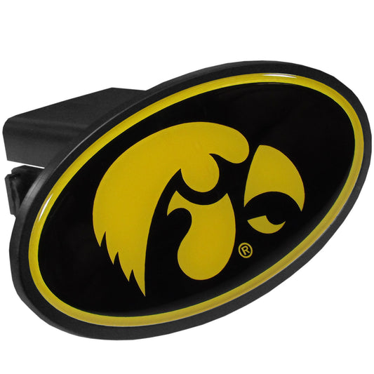 Iowa Hawkeyes Durable Plastic Oval Hitch Cover (NCAA)