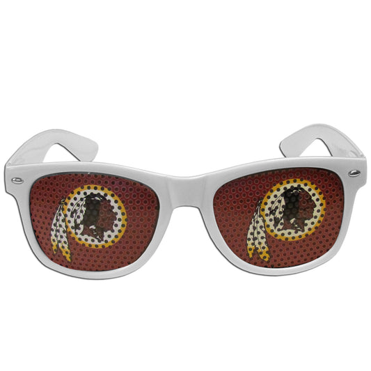 Washington Redskins White Game Day Glasses NFL Football