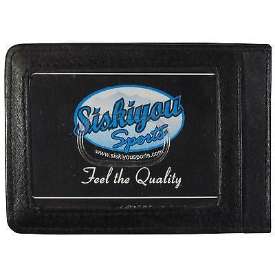 Las Vegas Raiders Fine Leather Money Clip (NFL) Card & Cash Holder